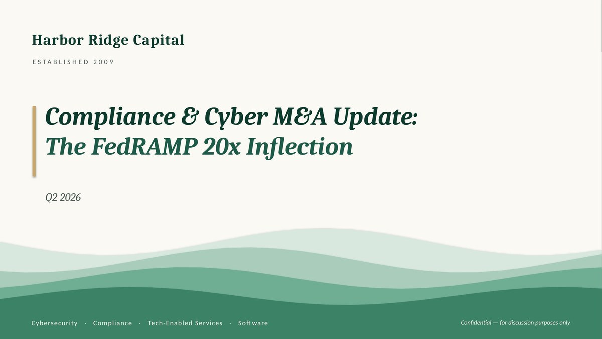 FedRAMP 20x Inflection Whitepaper Cover